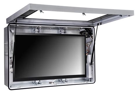 metal tv box|Weatherproof Outdoor TV Enclosure .